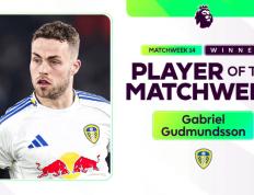 世界杯下注-OD快线：利兹联后卫古德蒙森荣膺英超第14轮最佳球员