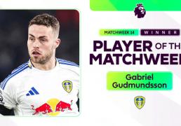 世界杯下注-OD快线：利兹联后卫古德蒙森荣膺英超第14轮最佳球员