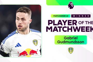 世界杯下注-OD快线：利兹联后卫古德蒙森荣膺英超第14轮最佳球员